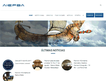 Tablet Screenshot of aiepba.org.ar